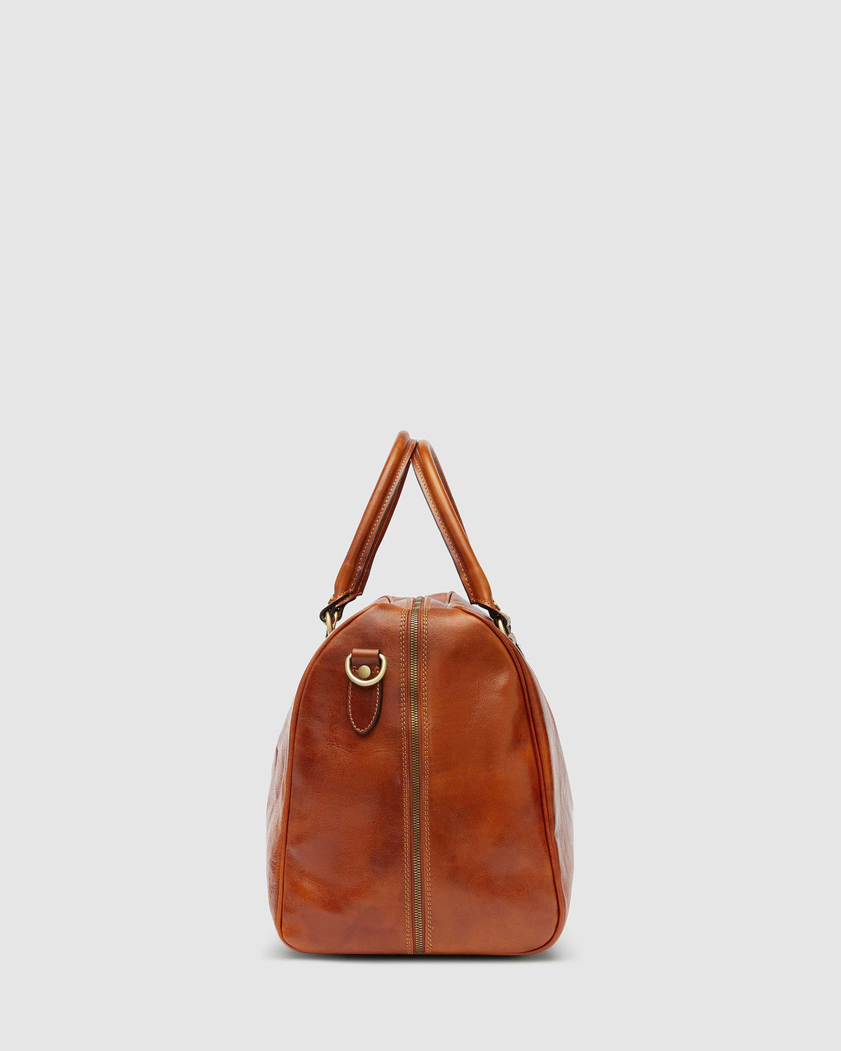 Albertis Tan - Leather Duffle Bag - Republic of Florence