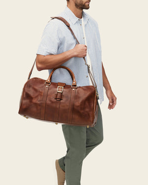 Amerigo Earth - Leather Weekender Bag