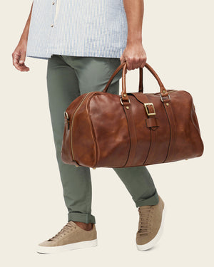 Amerigo Earth - Leather Weekender Bag
