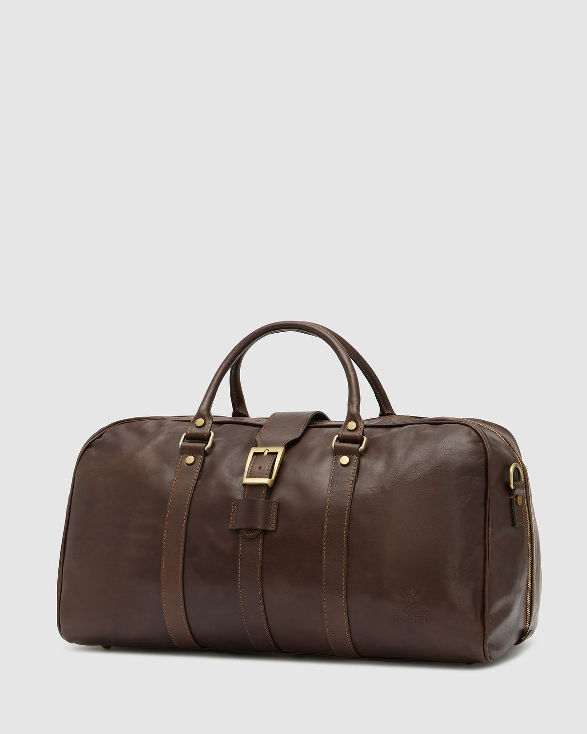 Amerigo Matt Chocolate - Duffle Bag - Republic of Florence