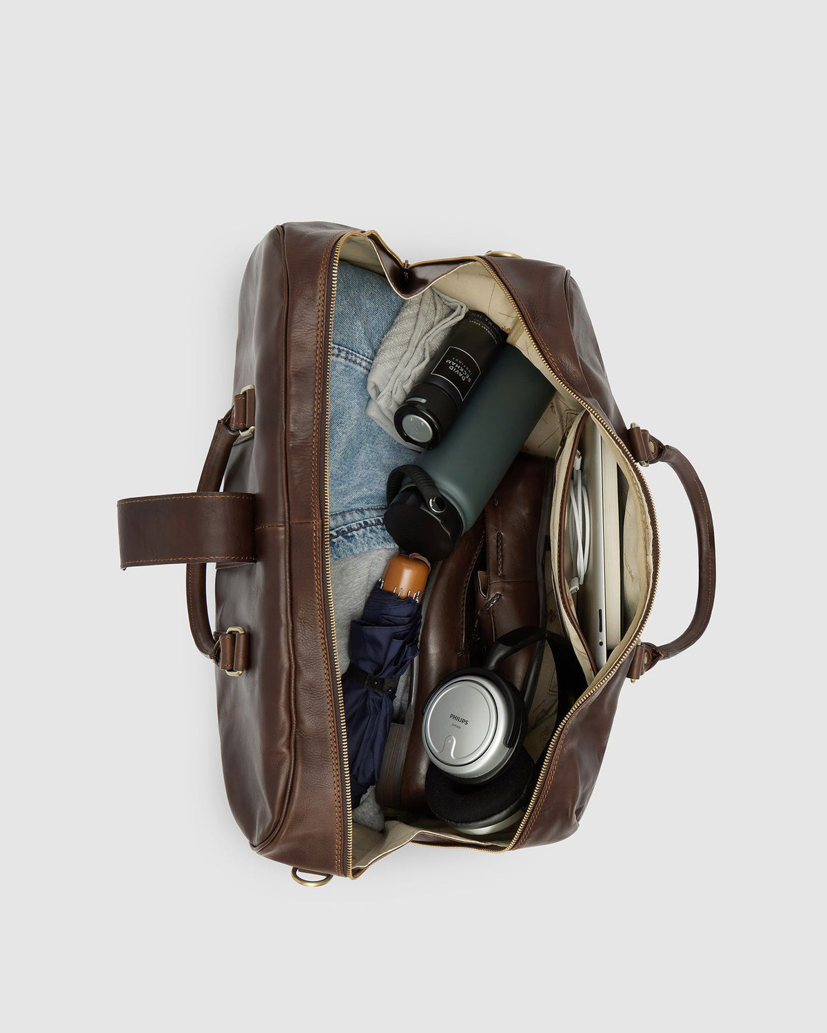 Amerigo Matt Chocolate - Duffle Bag - Republic of Florence