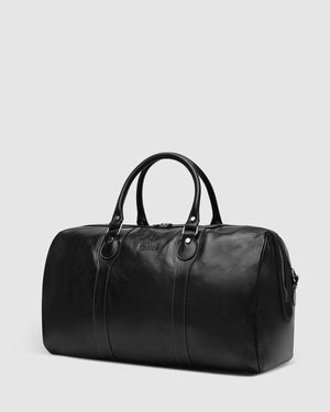 Beltrami Black - Leather Weekender Bag - Republic of Florence
