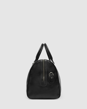 Beltrami Black - Leather Weekender Bag - Republic of Florence