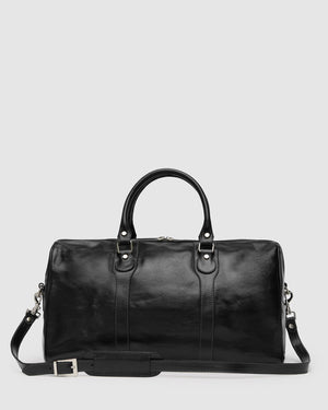 Beltrami Black - Leather Weekender Bag - Republic of Florence