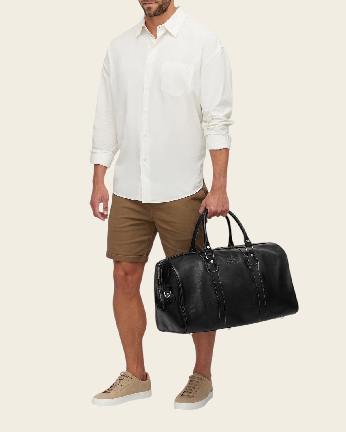 Beltrami Jet - Leather Weekender Bag