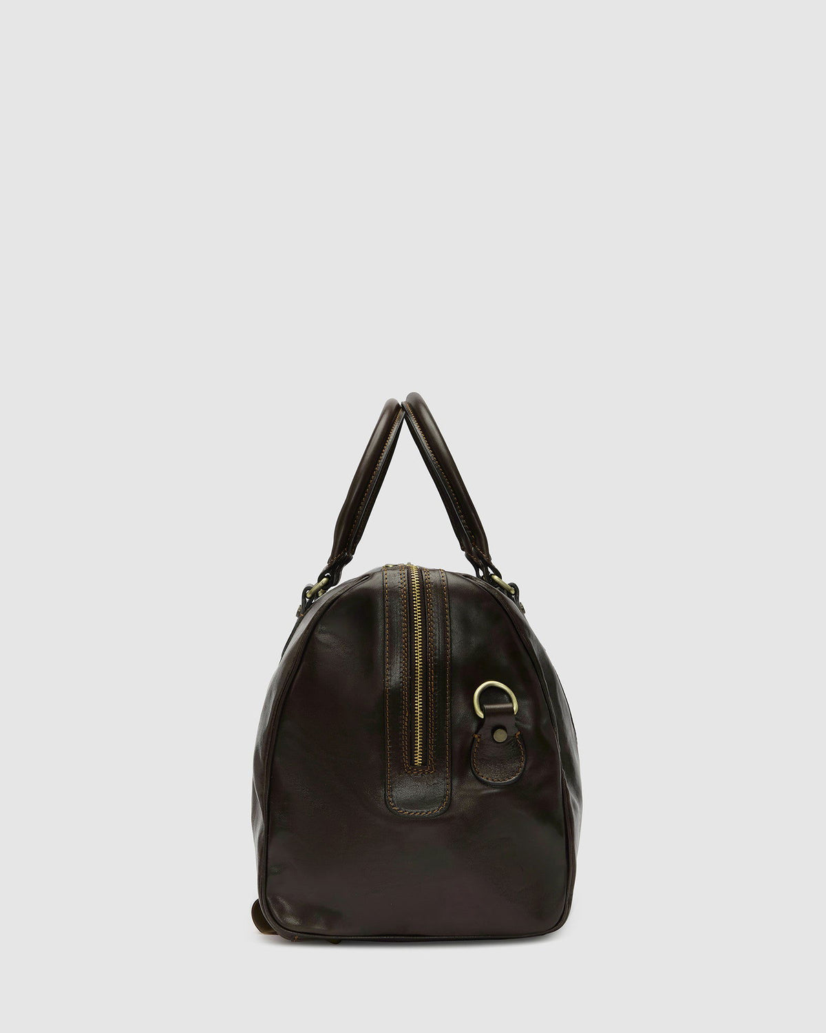 Beltrami Chocolate - Leather Duffle Bag - Republic of Florence