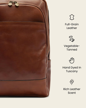Porto Earth - Leather Backpack