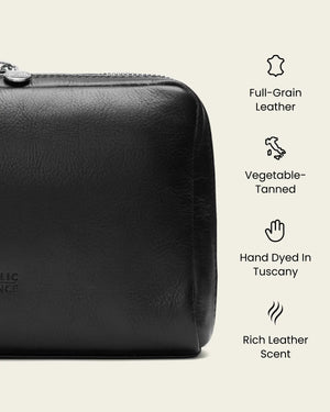 Primo Ink - Leather Toiletry Bag