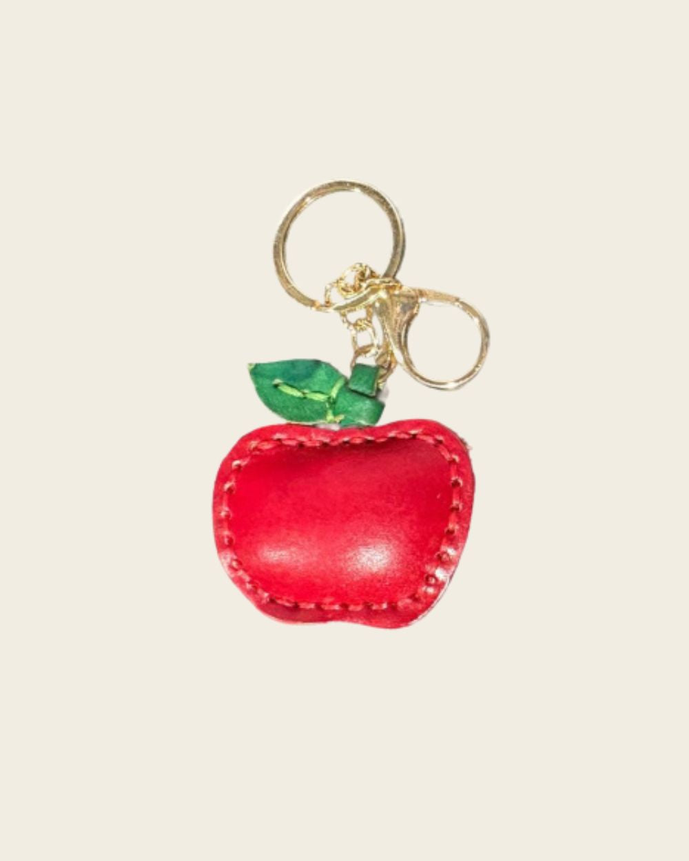 Apple - Leather Charm