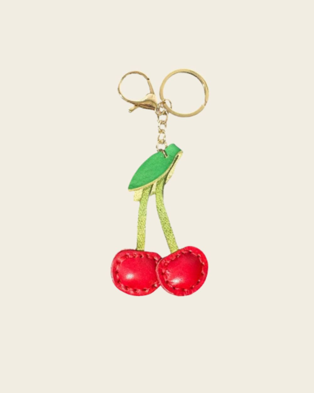 Cherry - Leather Charm
