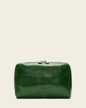 Primo Forest - Leather Toiletry Bag