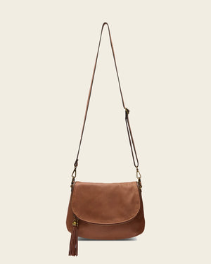 Vasarino Brown - Leather Crossbody Bag