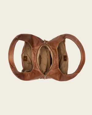 Catalina Brown - Leather Hobo Bag