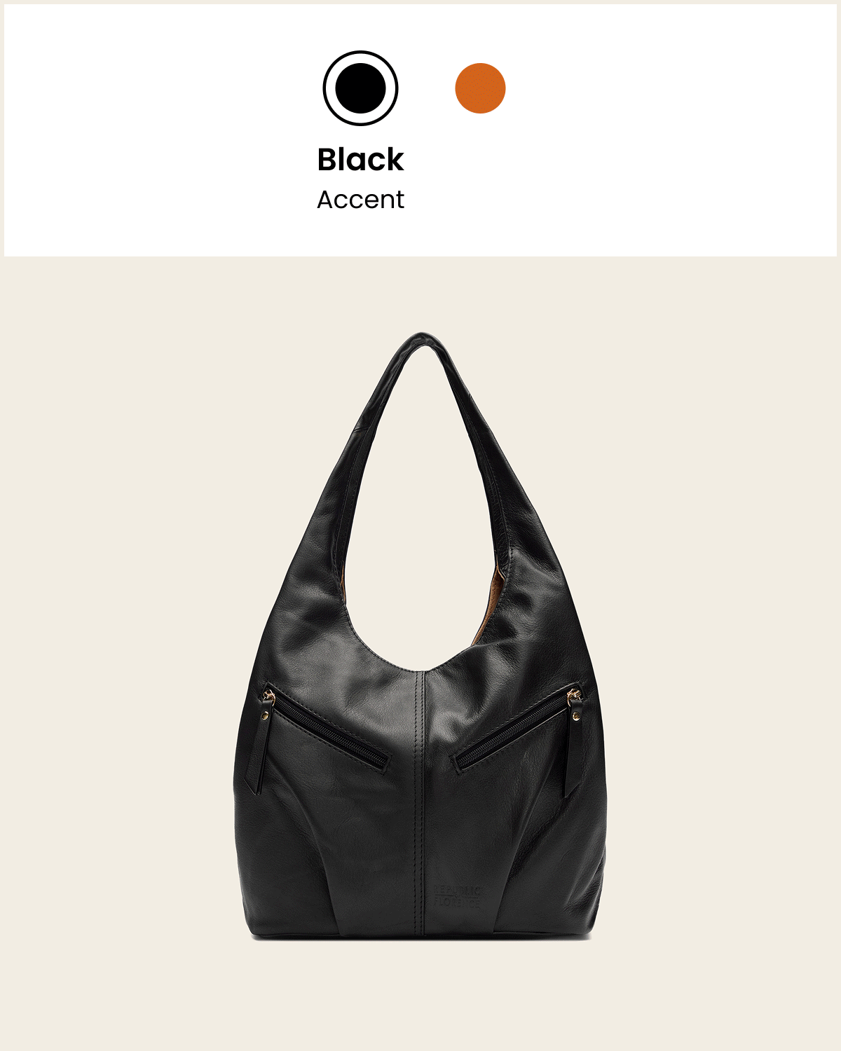 Catalina Brown - Leather Hobo Bag