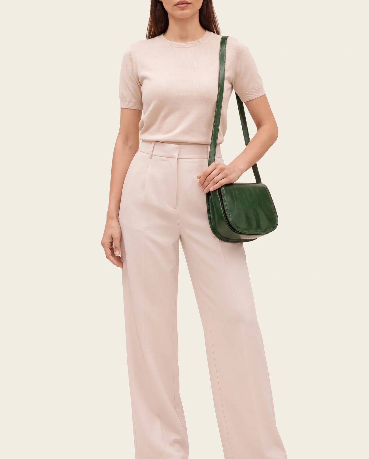 Mia Forest - Leather Crossbody Bag