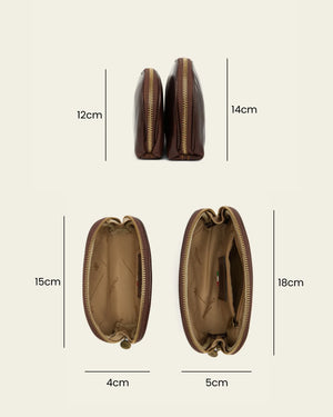 Duo Terra - Leather Pouch Set