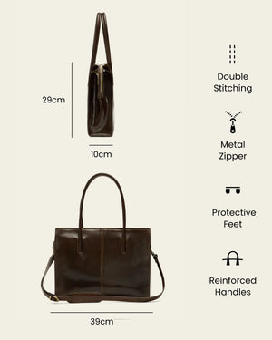Florence Moro - Leather Work Tote