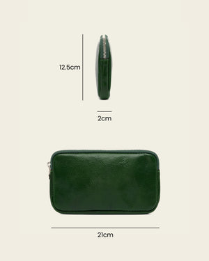 Forma5 Forest - Leather Zip Organiser