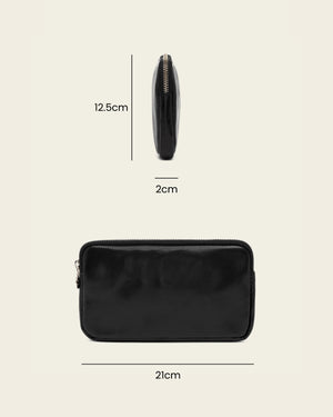 Forma5 Jet - Leather Zip Organiser