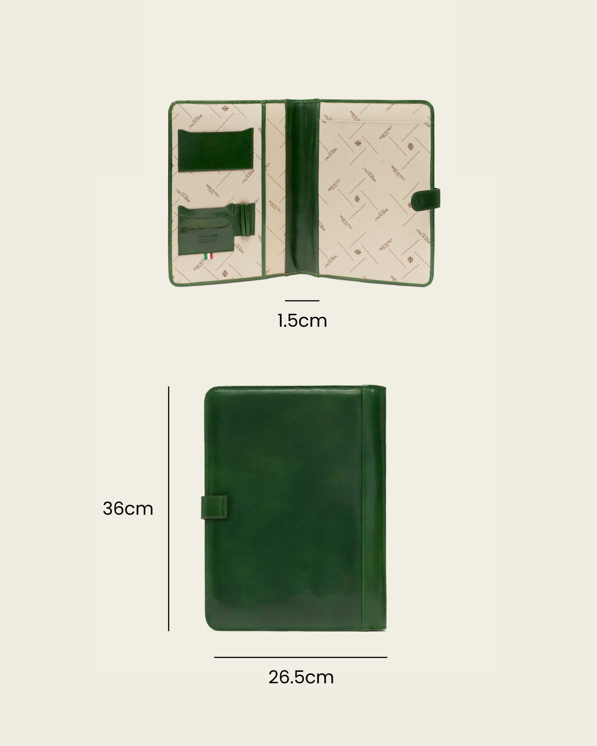 Imperial Forest - Clip-On Leather Compendium