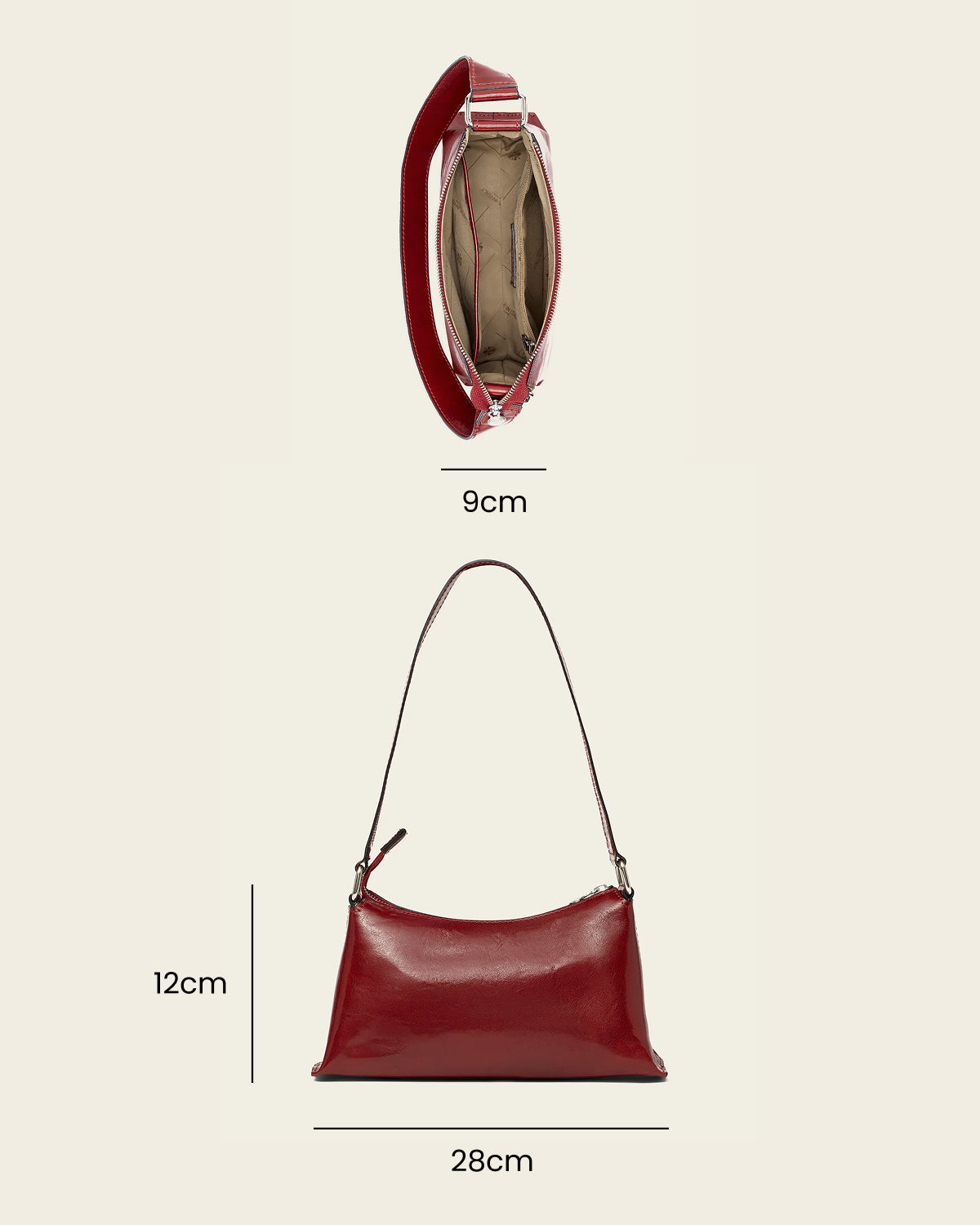 Laura Rosso - Leather Shoulder Bag