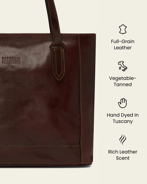 Amelia Terra - Leather Work Tote