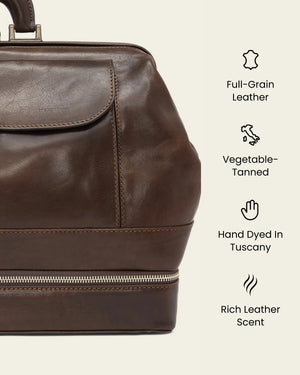 Hippocrates Espresso - Leather Doctor Bag