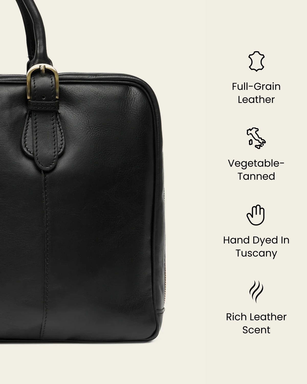Madrid Ink - 16" Leather Briefcase