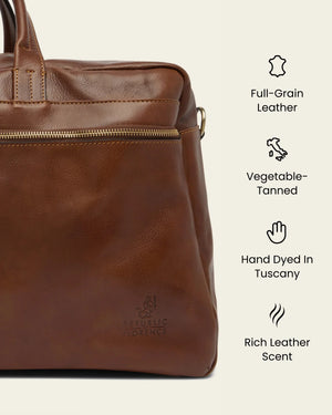 Magellan Earth - Leather Tech Weekender
