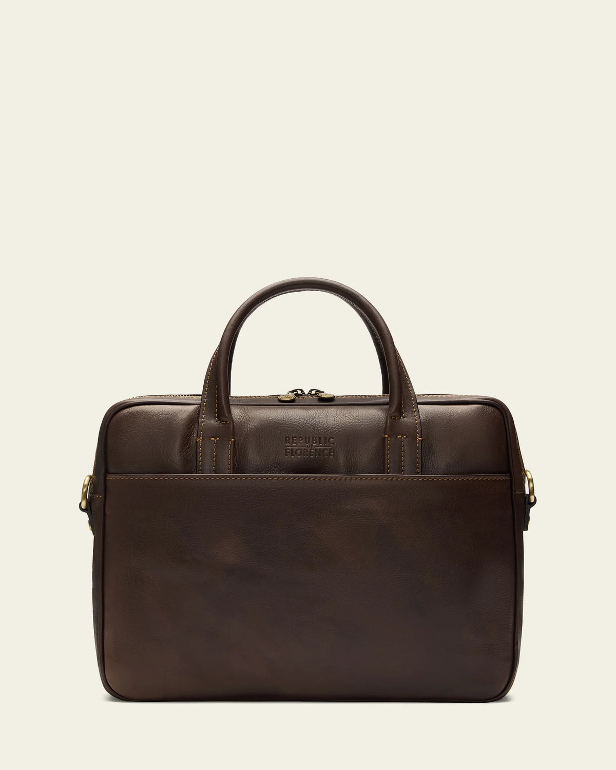 London Espresso - 14" Leather Briefcase