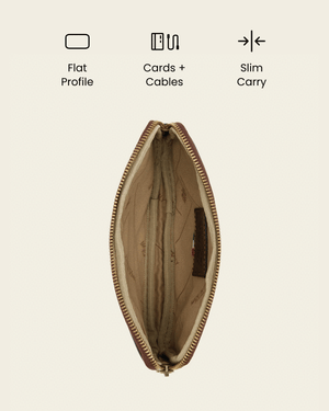 Forma5 Terra - Leather Zip Organiser
