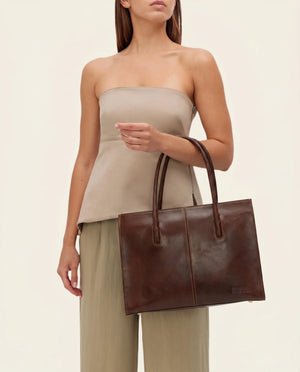 Florence Terra - Leather Work Tote