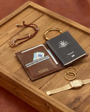 Passport Earth - Leather Passport Cover