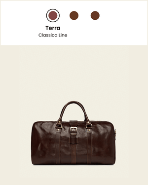 Amerigo Terra - Leather Weekender Bag