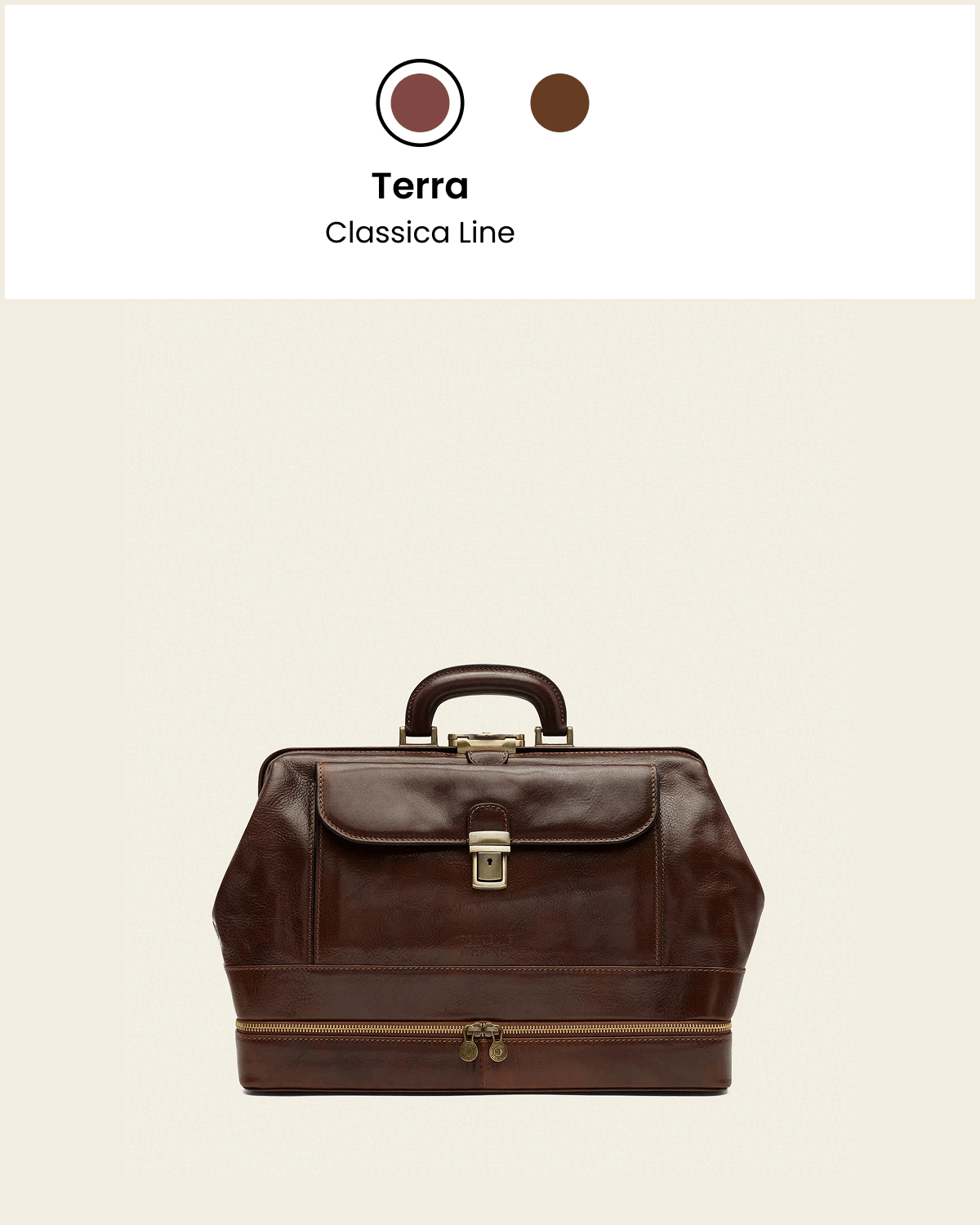 Hippocrates Terra - Leather Doctor Bag