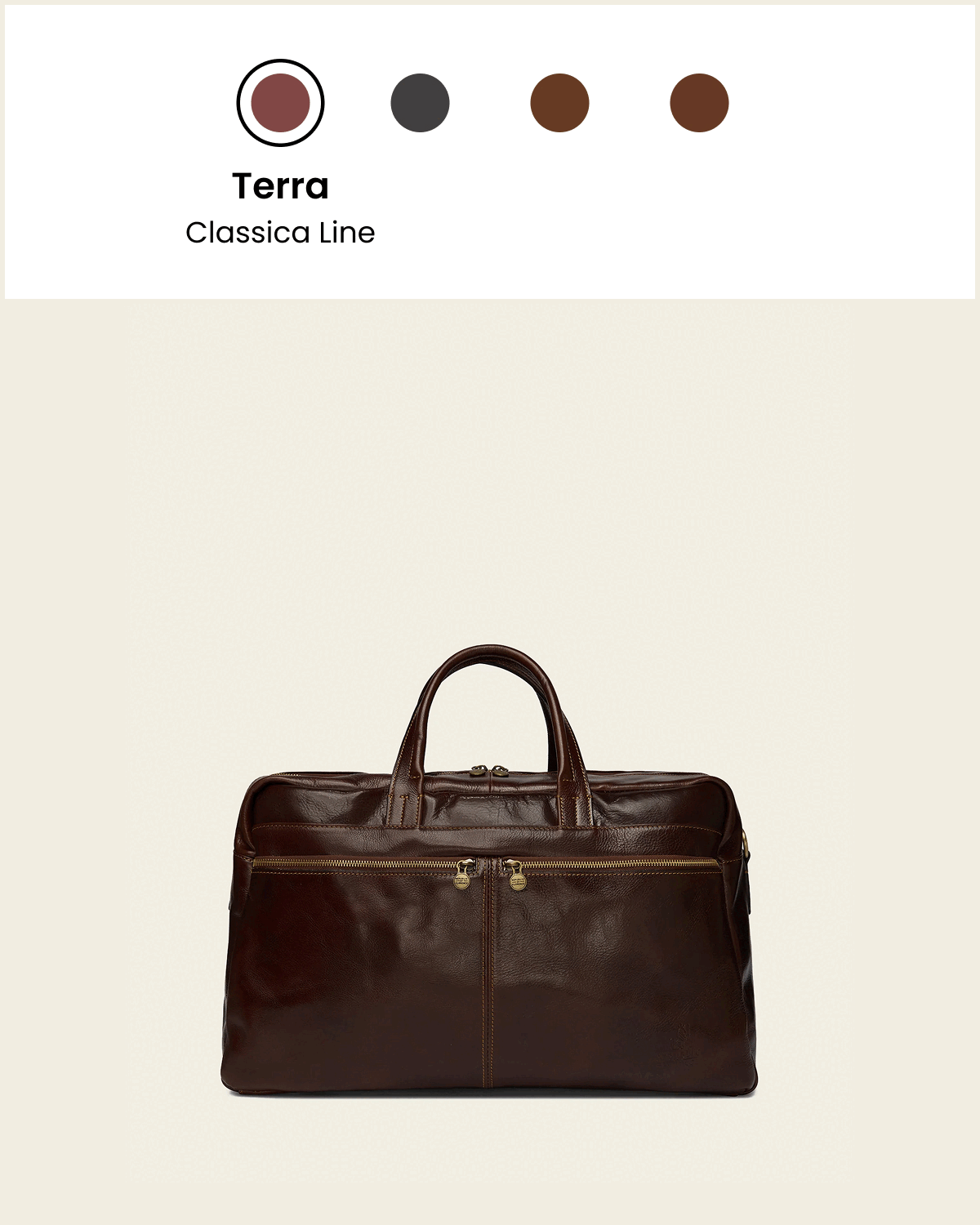 Magellan Espresso - Leather Tech Weekender