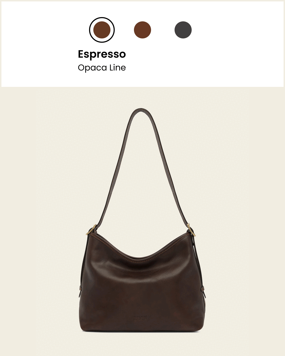 Sophia Ink - Leather Shoulder Bag