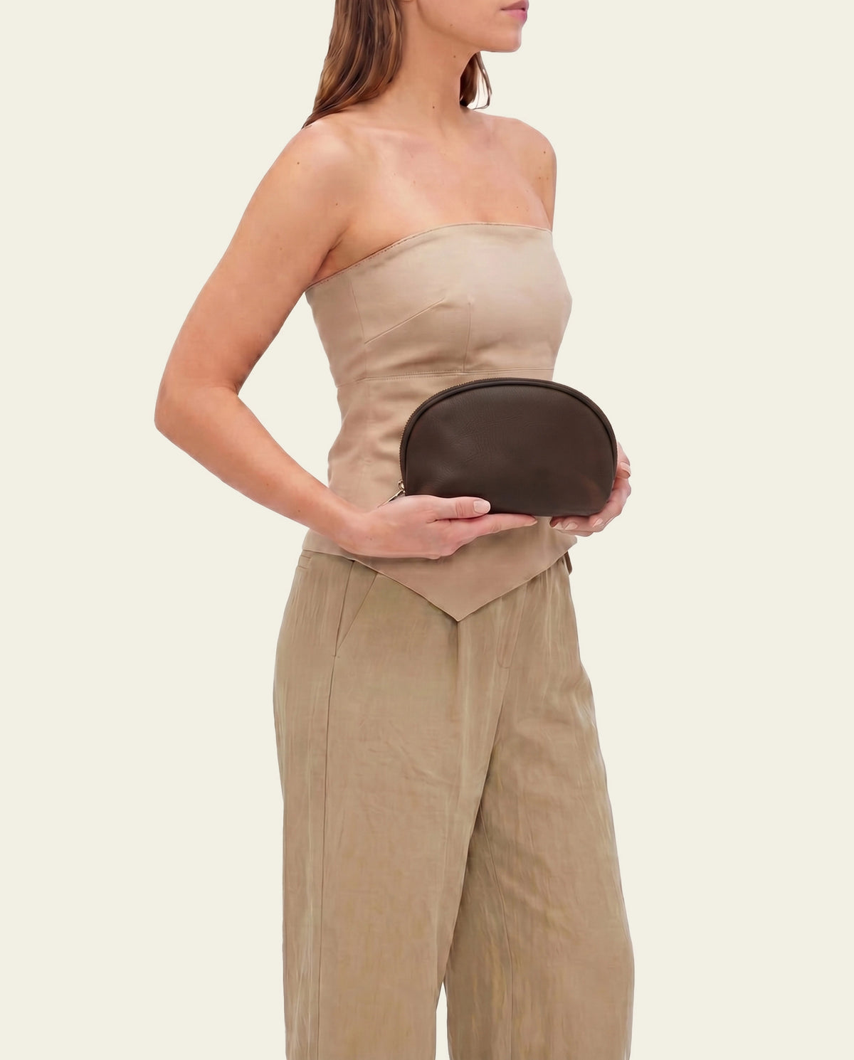 Duo Espresso - Leather Pouch Set