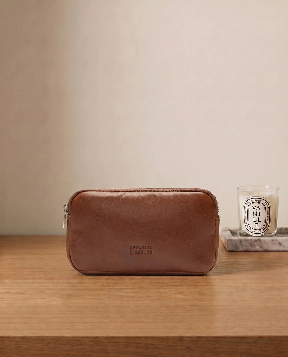 Forma5 Earth - Leather Zip Organiser