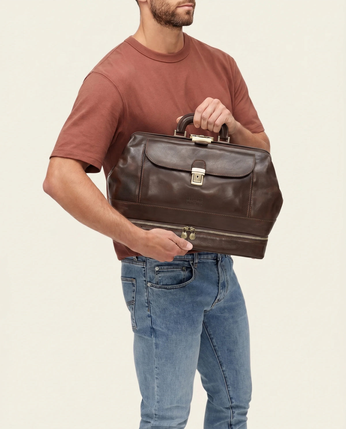 Hippocrates Espresso - Leather Doctor Bag