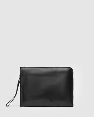 Charta Black - Leather Document Holder - Republic of Florence
