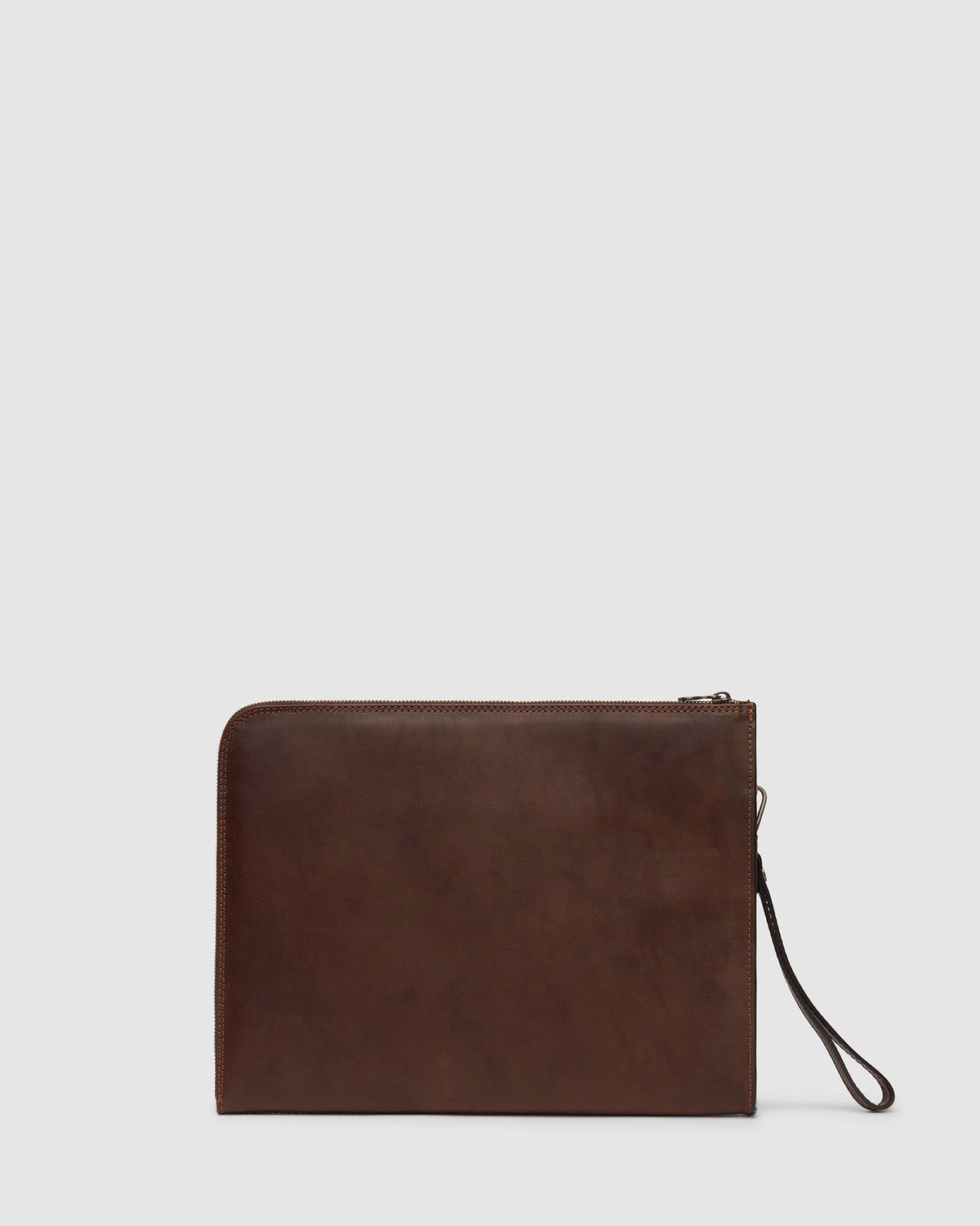 Charta Matt Chocolate - Leather Document Holder 13" laptop - Republic of Florence