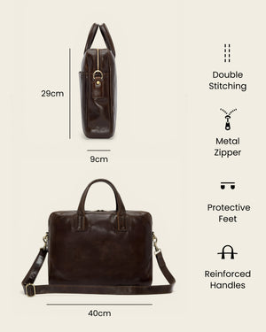 Tokyo Moro - 16" Laptop Briefcase