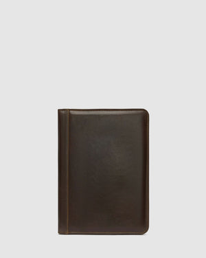 Folio Chocolate - Leather A4 Compendium - Republic of Florence