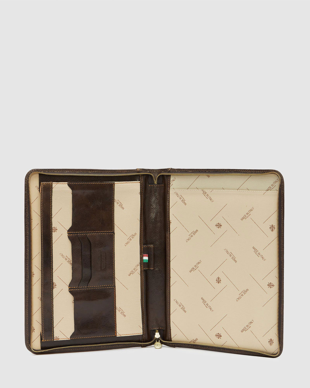 Folio Chocolate - Leather A4 Compendium - Republic of Florence