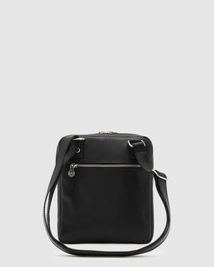 Gaius Matt Black - Leather Satchel - Republic of Florence