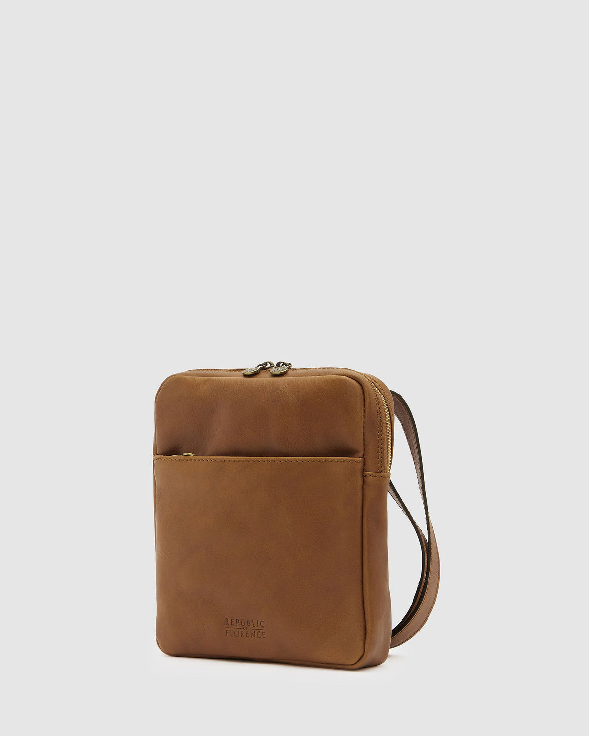 Gaius Matt Tan - Leather Satchel - Republic of Florence