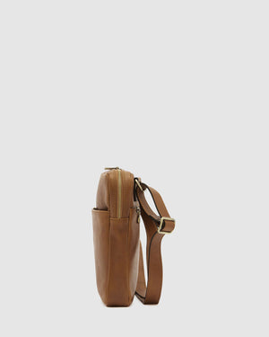Gaius Matt Tan - Leather Satchel - Republic of Florence