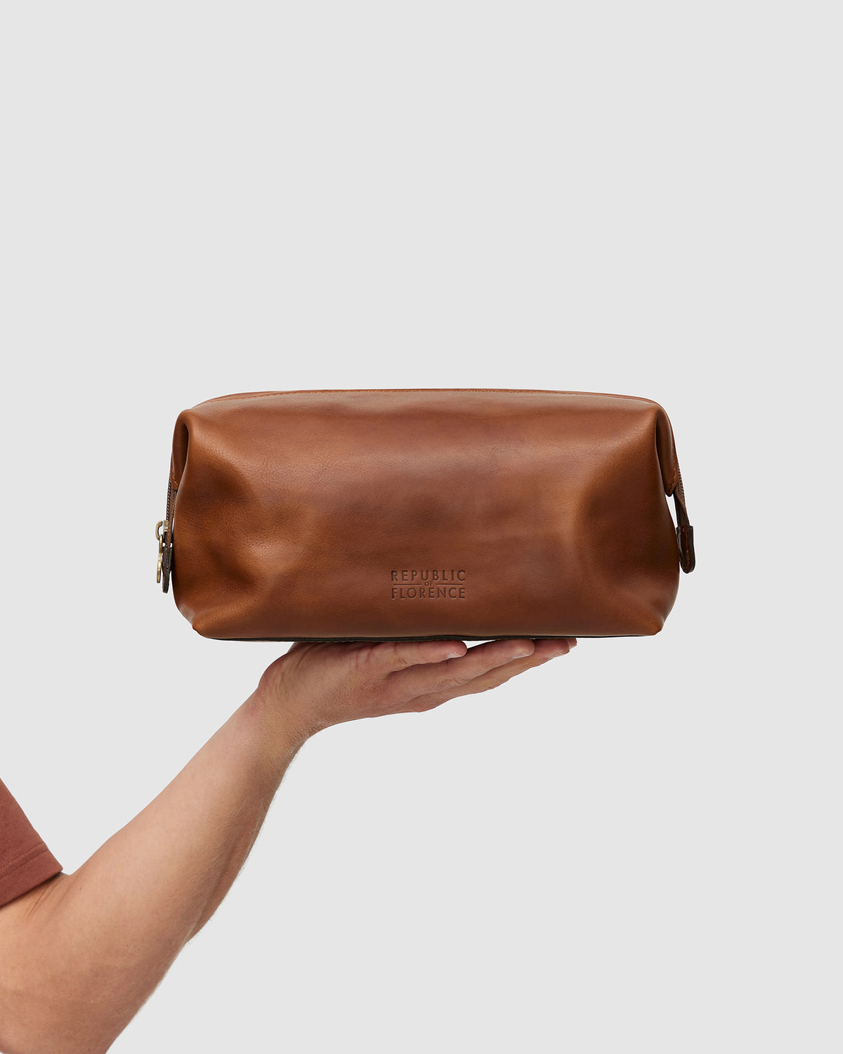Grand Dopp Kit Earth - Leather Toiletry Bag