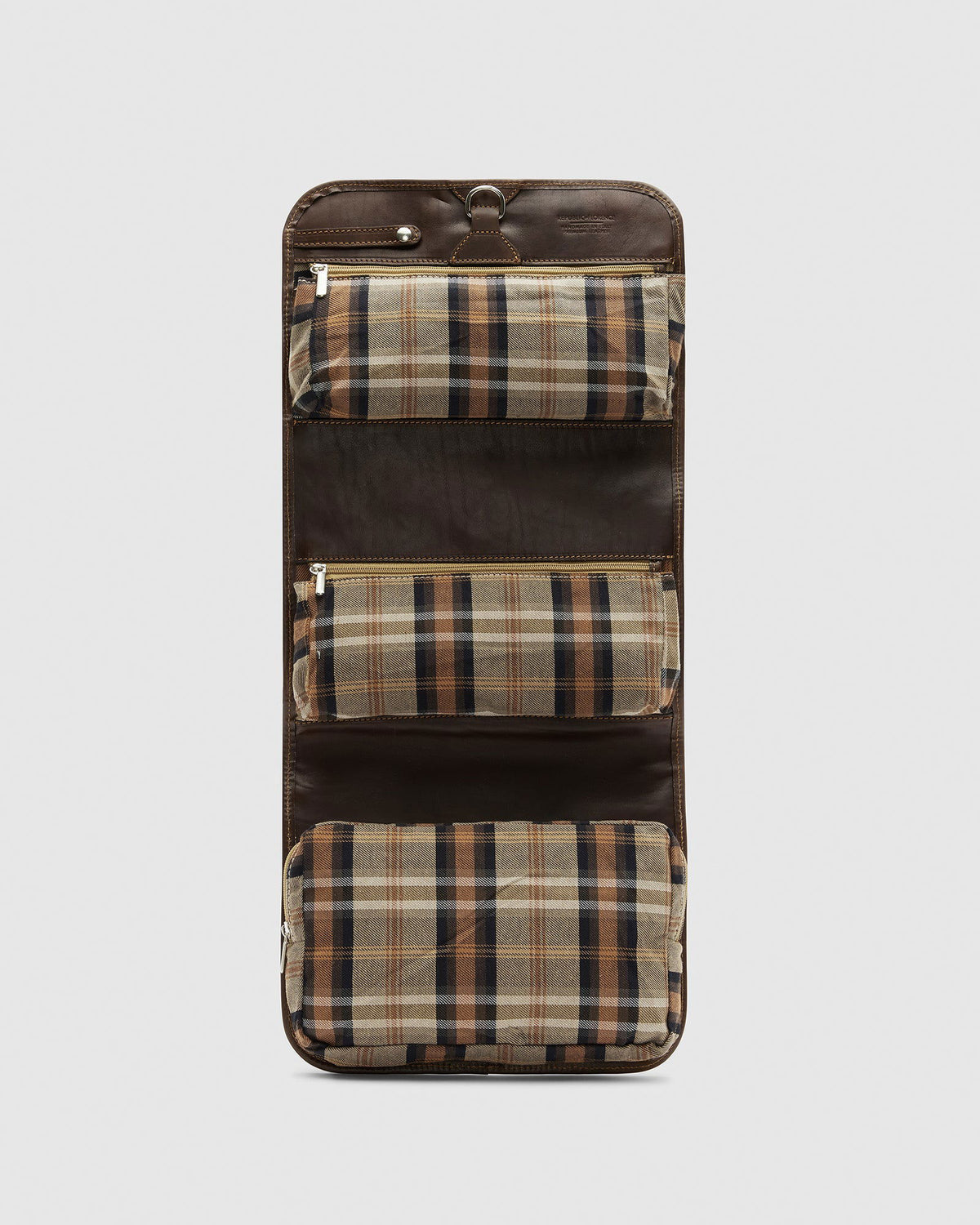 Hanging Dopp Kit Matt Chocolate - Republic of Florence